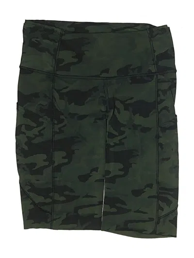 Pre-owned Lululemon Athletica Cargo Shorts In Green