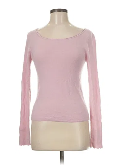Pre-owned Lululemon Athletica Cashmere Cardigan Sweater In Pink