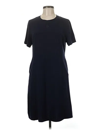 Pre-owned Lululemon Athletica Casual Dress In Blue