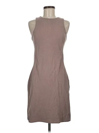 Pre-owned Lululemon Athletica Casual Dress In Brown