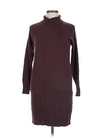 Pre-owned Lululemon Athletica Casual Dress In Burgundy