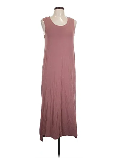 Pre-owned Lululemon Athletica Casual Dress In Burgundy