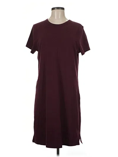 Pre-owned Lululemon Athletica Casual Dress In Burgundy