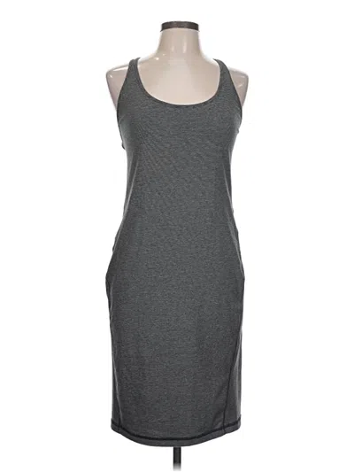 Pre-owned Lululemon Athletica Casual Dress In Gray