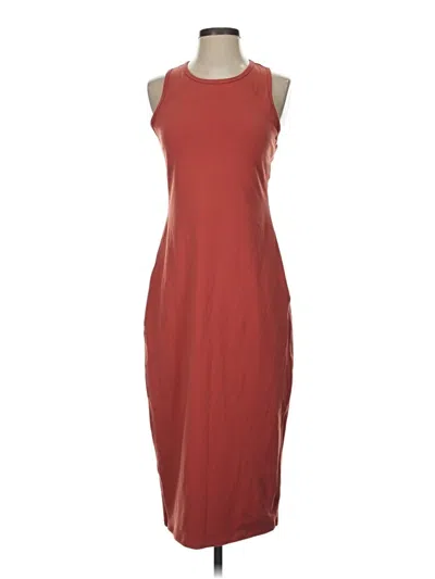 Pre-owned Lululemon Athletica Casual Dress In Orange