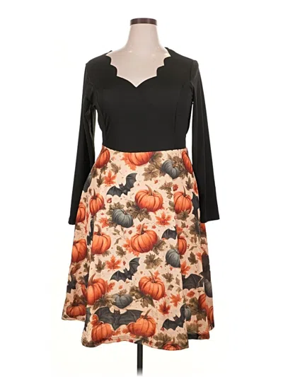 Pre-owned Lululemon Athletica Casual Dress In Orange