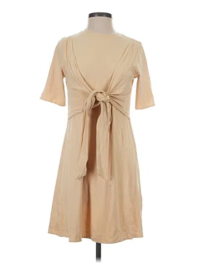 Pre-owned Lululemon Athletica Casual Dress In Tan