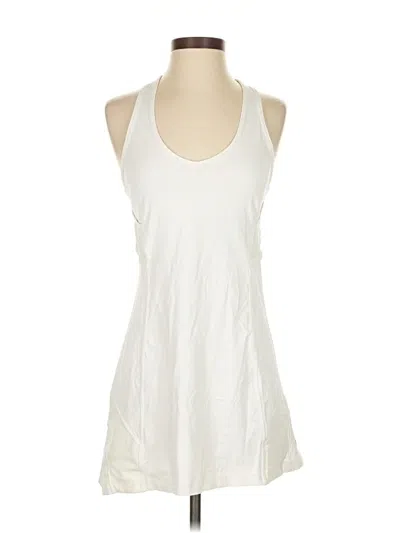 Pre-owned Lululemon Athletica Casual Dress In White