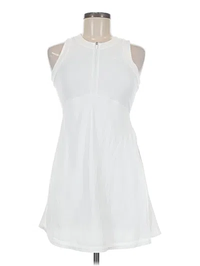 Pre-owned Lululemon Athletica Casual Dress In White