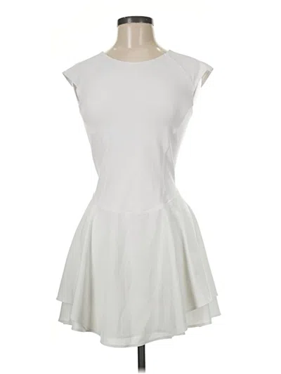 Pre-owned Lululemon Athletica Casual Dress In White