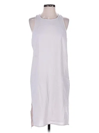 Pre-owned Lululemon Athletica Casual Dress In White
