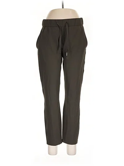 Pre-owned Lululemon Athletica Casual Pants In Green