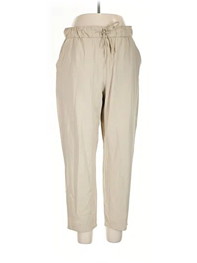 Pre-owned Lululemon Athletica Casual Pants In Tan