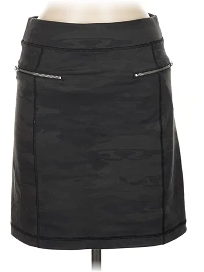 Pre-owned Lululemon Athletica Casual Skirt In Black