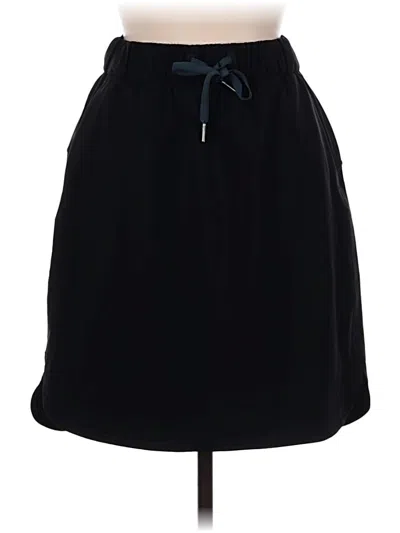 Pre-owned Lululemon Athletica Casual Skirt In Black