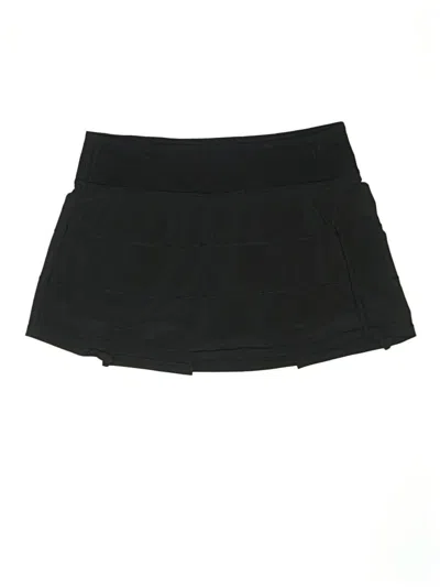 Pre-owned Lululemon Athletica Casual Skirt In Black
