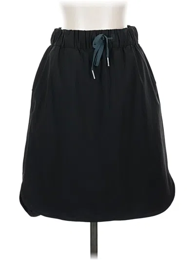 Pre-owned Lululemon Athletica Casual Skirt In Black