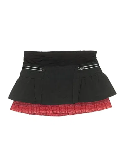 Pre-owned Lululemon Athletica Casual Skirt In Black