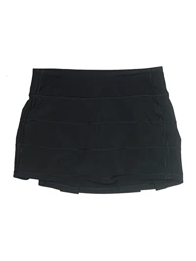 Pre-owned Lululemon Athletica Casual Skirt In Black