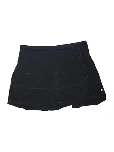 Pre-owned Lululemon Athletica Casual Skirt In Black