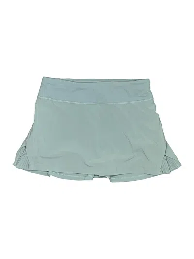 Pre-owned Lululemon Athletica Casual Skirt In Blue