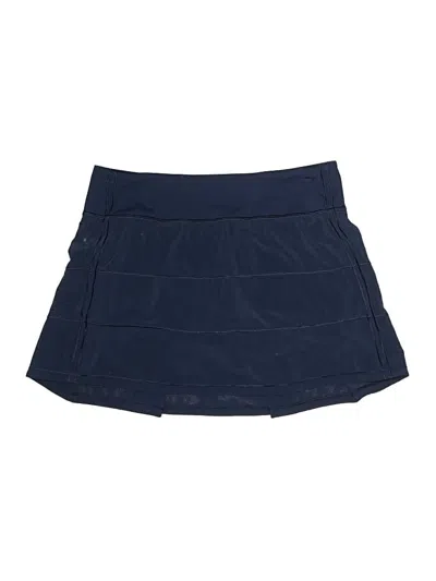 Pre-owned Lululemon Athletica Casual Skirt In Blue