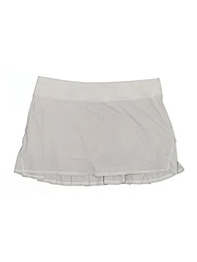 Pre-owned Lululemon Athletica Casual Skirt In Gray