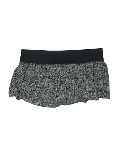 Pre-owned Lululemon Athletica Casual Skirt In Gray