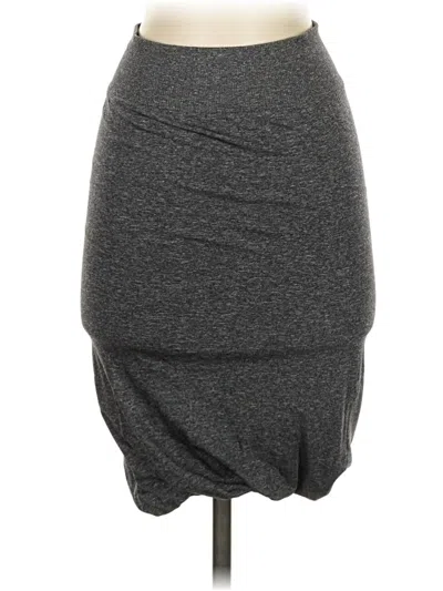 Pre-owned Lululemon Athletica Casual Skirt In Gray