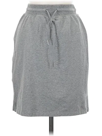 Pre-owned Lululemon Athletica Casual Skirt In Gray