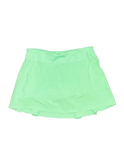 Pre-owned Lululemon Athletica Casual Skirt In Green