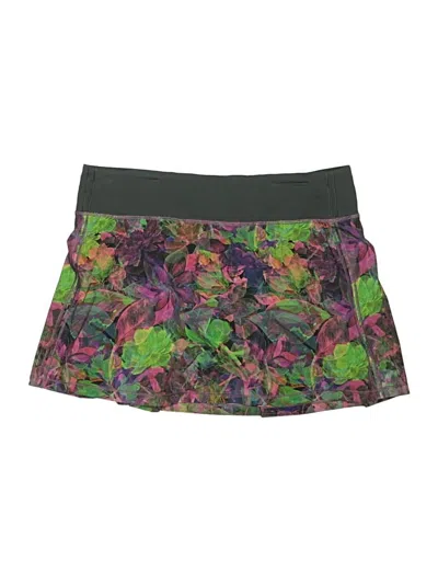 Pre-owned Lululemon Athletica Casual Skirt In Green
