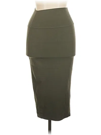Pre-owned Lululemon Athletica Casual Skirt In Green