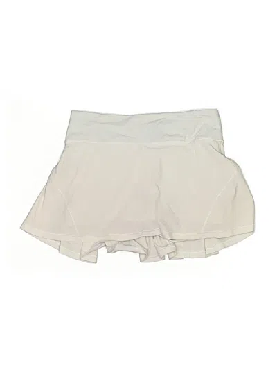 Pre-owned Lululemon Athletica Casual Skirt In Ivory