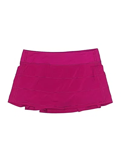Pre-owned Lululemon Athletica Casual Skirt In Pink