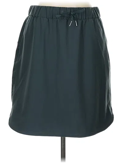 Pre-owned Lululemon Athletica Casual Skirt In Teal