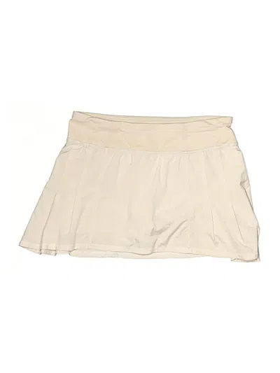 Pre-owned Lululemon Athletica Casual Skirt In White