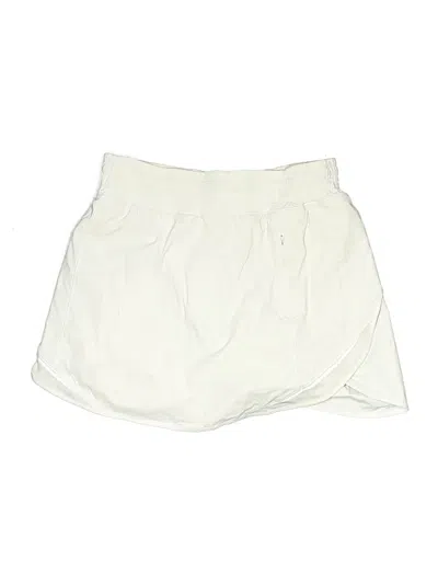 Pre-owned Lululemon Athletica Casual Skirt In White