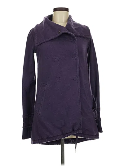 Pre-owned Lululemon Athletica Coat In Purple