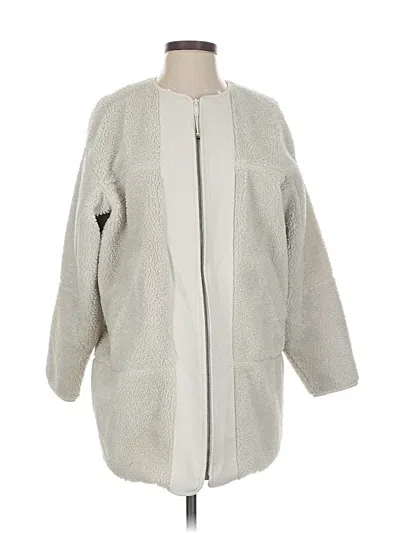 Pre-owned Lululemon Athletica Coat In White