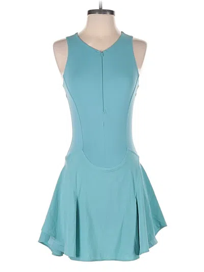 Pre-owned Lululemon Athletica Cocktail Dress In Blue