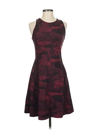 Pre-owned Lululemon Athletica Cocktail Dress In Burgundy