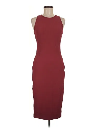 Pre-owned Lululemon Athletica Cocktail Dress In Burgundy