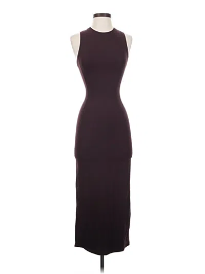 Pre-owned Lululemon Athletica Cocktail Dress In Burgundy