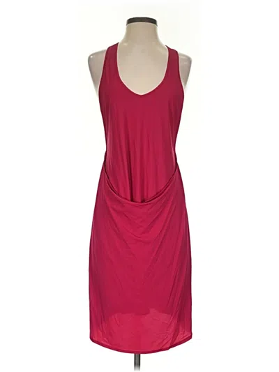 Pre-owned Lululemon Athletica Cocktail Dress In Burgundy