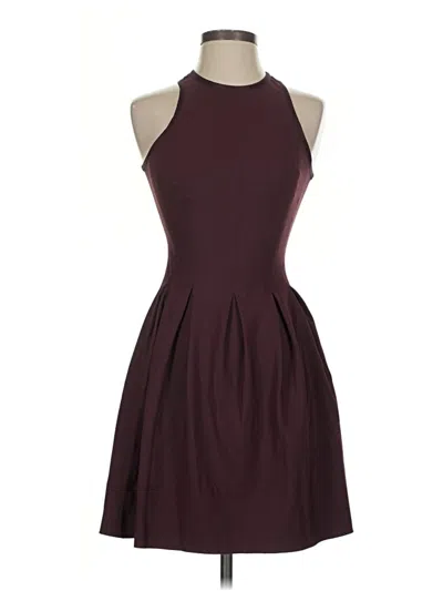 Pre-owned Lululemon Athletica Cocktail Dress In Burgundy
