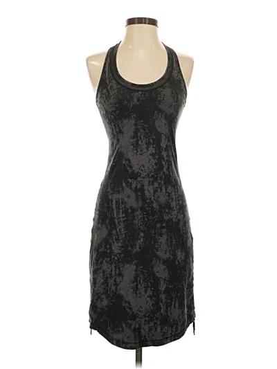 Pre-owned Lululemon Athletica Cocktail Dress In Gray