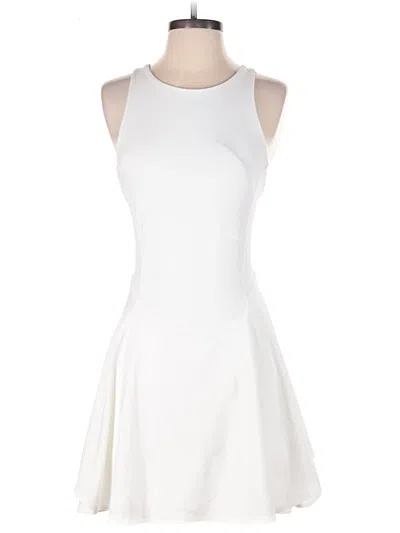 Pre-owned Lululemon Athletica Cocktail Dress In White