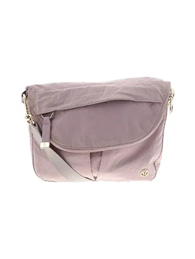 Pre-owned Lululemon Athletica Crossbody Bag In Gray