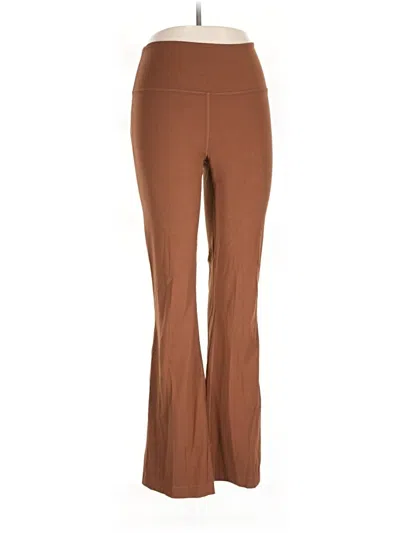 Pre-owned Lululemon Athletica Dress Pants In Brown